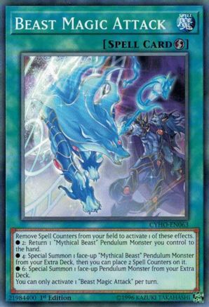 Beast Magic Attack (CYHO-EN063) - Cybernetic Horizon Unlimited Cybernetic Horizon Yugioh Single  Squirtle Squad Card Shop.