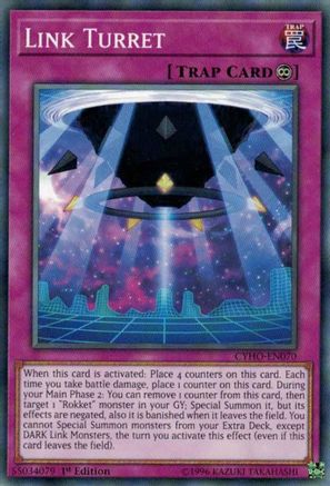 Link Turret (CYHO-EN070) - Cybernetic Horizon Unlimited Cybernetic Horizon Yugioh Single  Squirtle Squad Card Shop.