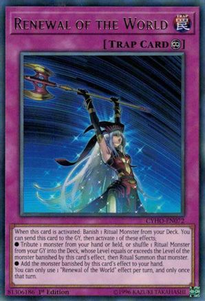 Renewal of the World (CYHO-EN072) - Cybernetic Horizon 1st Edition Cybernetic Horizon Yugioh Single  Squirtle Squad Card Shop.