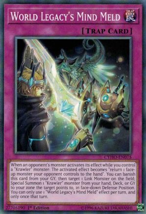 World Legacy's Mind Meld (CYHO-EN075) - Cybernetic Horizon 1st Edition Cybernetic Horizon Yugioh Single  Squirtle Squad Card Shop.