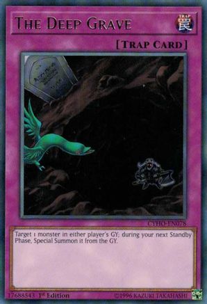 The Deep Grave (CYHO-EN078) - Cybernetic Horizon 1st Edition Cybernetic Horizon Yugioh Single  Squirtle Squad Card Shop.