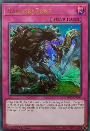 Danger! Zone (CYHO-EN087) - Cybernetic Horizon Unlimited Cybernetic Horizon Yugioh Single  Squirtle Squad Card Shop.