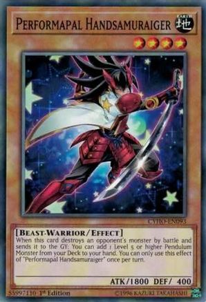 Performapal Handsamuraiger (CYHO-EN093) - Cybernetic Horizon 1st Edition Cybernetic Horizon Yugioh Single  Squirtle Squad Card Shop.