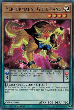 Performapal Gold Fang (CYHO-EN095) - Cybernetic Horizon Unlimited Cybernetic Horizon Yugioh Single  Squirtle Squad Card Shop.