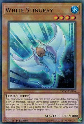 White Stingray (CYHO-EN096) - Cybernetic Horizon Unlimited Cybernetic Horizon Yugioh Single  Squirtle Squad Card Shop.