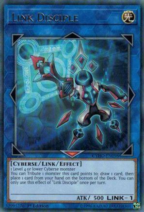 Link Disciple (CYHO-EN098) - Cybernetic Horizon Unlimited Cybernetic Horizon Yugioh Single  Squirtle Squad Card Shop.