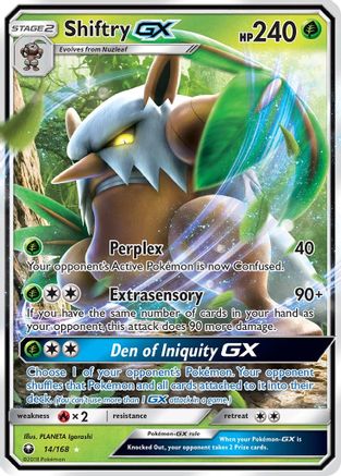 Shiftry GX 014  - Holofoil SM  Celestial Storm - Ultra Rare SM - Celestial Storm Pokemon Single  Squirtle Squad Card Shop.