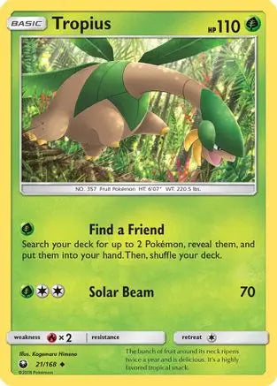 Tropius  SM  Celestial Storm - Uncommon