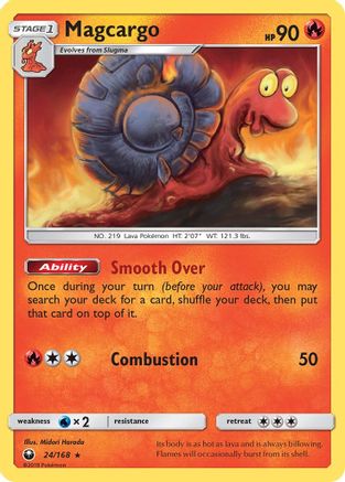 Magcargo 024  SM  Celestial Storm - Rare SM - Celestial Storm Pokemon Single  Squirtle Squad Card Shop.