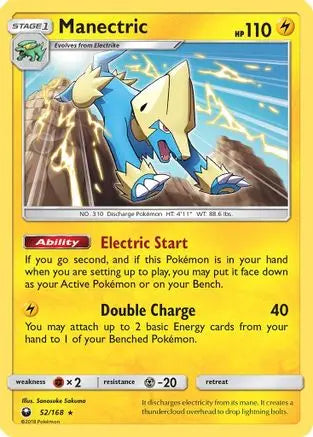 Manectric  SM  Celestial Storm - Rare