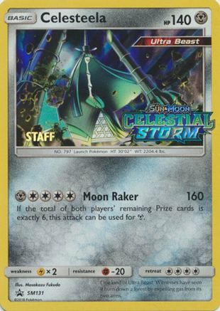 Celesteela - SM131 (Prerelease) [Staff]  - Holofoil SM Promos - Promo SM Promos Pokemon Single  Squirtle Squad Card Shop.