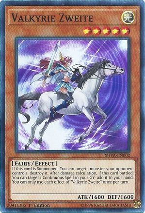 Valkyrie Zweite (SHVA-EN002) - Shadows in Valhalla 1st Edition Shadows in Valhalla Yugioh Single  Squirtle Squad Card Shop.