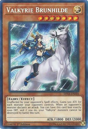 Valkyrie Brunhilde (SHVA-EN004) - Shadows in Valhalla 1st Edition Shadows in Valhalla Yugioh Single  Squirtle Squad Card Shop.