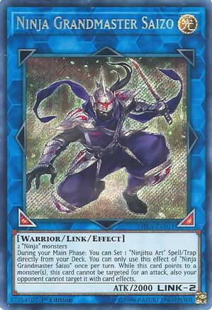 Ninja Grandmaster Saizo (SHVA-EN011) - Shadows in Valhalla 1st Edition Shadows in Valhalla Yugioh Single  Squirtle Squad Card Shop.