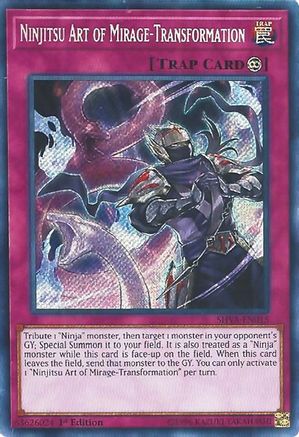 Ninjitsu Art of Mirage-Transformation (SHVA-EN015) - Shadows in Valhalla 1st Edition Shadows in Valhalla Yugioh Single  Squirtle Squad Card Shop.