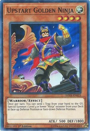 Upstart Golden Ninja (SHVA-EN023) - Shadows in Valhalla 1st Edition Shadows in Valhalla Yugioh Single  Squirtle Squad Card Shop.