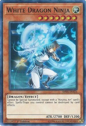 White Dragon Ninja (SHVA-EN024) - Shadows in Valhalla 1st Edition Shadows in Valhalla Yugioh Single  Squirtle Squad Card Shop.