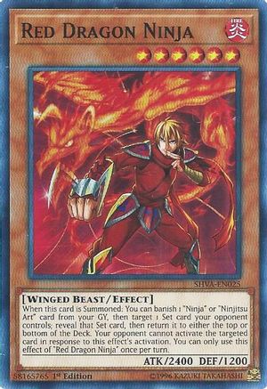 Red Dragon Ninja (SHVA-EN025) - Shadows in Valhalla 1st Edition Shadows in Valhalla Yugioh Single  Squirtle Squad Card Shop.