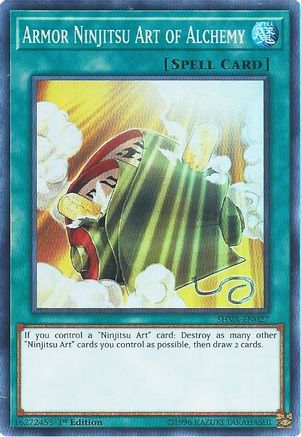 Armor Ninjitsu Art of Alchemy (SHVA-EN027) - Shadows in Valhalla 1st Edition Shadows in Valhalla Yugioh Single  Squirtle Squad Card Shop.
