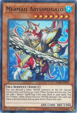 Mermail Abyssmegalo (SHVA-EN037) - Shadows in Valhalla 1st Edition Shadows in Valhalla Yugioh Single  Squirtle Squad Card Shop.