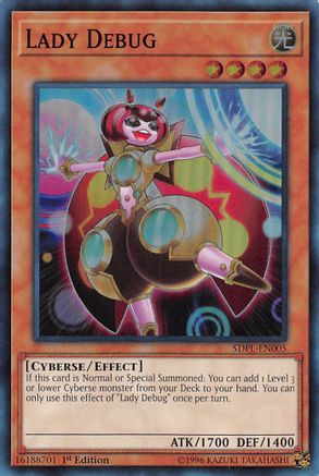 Lady Debug (SDPL-EN005) - Structure Deck: Powercode Link 1st Edition Structure Deck: Powercode Link Yugioh Single  Squirtle Squad Card Shop.