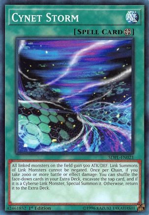 Cynet Storm (SDPL-EN021) - Structure Deck: Powercode Link 1st Edition Structure Deck: Powercode Link Yugioh Single  Squirtle Squad Card Shop.