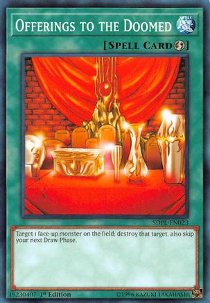 Offerings to the Doomed (SDPL-EN023) - Structure Deck: Powercode Link 1st Edition Structure Deck: Powercode Link Yugioh Single  Squirtle Squad Card Shop.