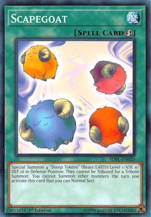 Scapegoat (SDPL-EN025) - Structure Deck: Powercode Link 1st Edition Structure Deck: Powercode Link Yugioh Single  Squirtle Squad Card Shop.