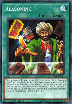 Reasoning (SDPL-EN027) - Structure Deck: Powercode Link 1st Edition Structure Deck: Powercode Link Yugioh Single  Squirtle Squad Card Shop.