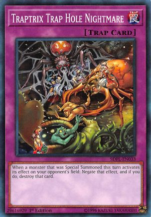 Traptrix Trap Hole Nightmare (SDPL-EN033) - Structure Deck: Powercode Link 1st Edition Structure Deck: Powercode Link Yugioh Single  Squirtle Squad Card Shop.