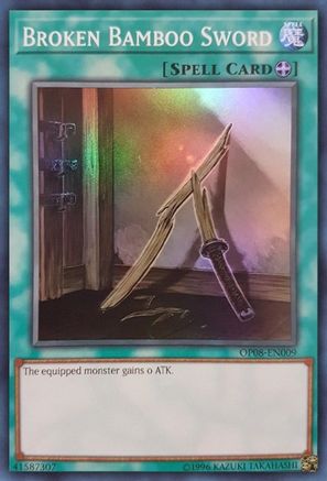 Broken Bamboo Sword (OP08-EN009) - OTS Tournament Pack 8 Unlimited OTS Tournament Pack 8 Yugioh Single  Squirtle Squad Card Shop.