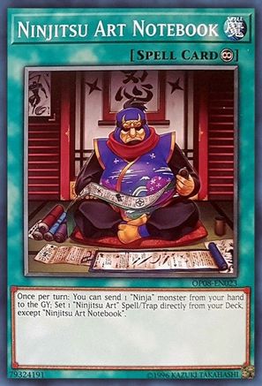 Ninjitsu Art Notebook (OP08-EN023) - OTS Tournament Pack 8 Unlimited OTS Tournament Pack 8 Yugioh Single  Squirtle Squad Card Shop.