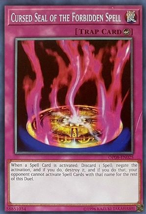 Cursed Seal of the Forbidden Spell (OP08-EN025) - OTS Tournament Pack 8 Unlimited OTS Tournament Pack 8 Yugioh Single  Squirtle Squad Card Shop.