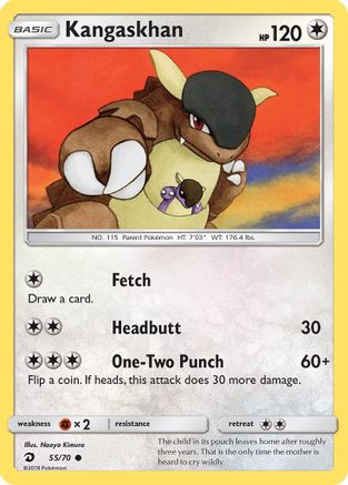 Kangaskhan  Dragon Majesty - Common Dragon Majesty Pokemon Single  Squirtle Squad Card Shop.