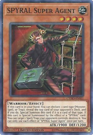 SPYRAL Super Agent (CYHO-ENSE1) - Cybernetic Horizon Limited Cybernetic Horizon Yugioh Single  Squirtle Squad Card Shop.