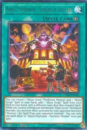 Abyss Playhouse - Fantastic Theater (LED3-EN048) - Legendary Duelists: White Dragon Abyss 1st Edition Legendary Duelists: White Dragon Abyss Yugioh Single  Squirtle Squad Card Shop.