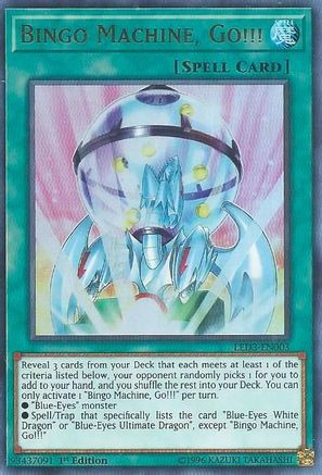 Bingo Machine, Go!!! (LED3-EN003) - Legendary Duelists: White Dragon Abyss 1st Edition Legendary Duelists: White Dragon Abyss Yugioh Single  Squirtle Squad Card Shop.