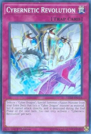 Cybernetic Revolution (LED3-EN016) - Legendary Duelists: White Dragon Abyss 1st Edition Legendary Duelists: White Dragon Abyss Yugioh Single  Squirtle Squad Card Shop.