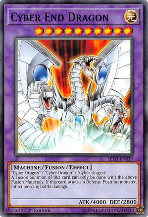 Cyber End Dragon (LED3-EN017) - Legendary Duelists: White Dragon Abyss 1st Edition Legendary Duelists: White Dragon Abyss Yugioh Single  Squirtle Squad Card Shop.
