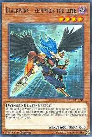 Blackwing - Zephyros the Elite (LED3-EN031) - Legendary Duelists: White Dragon Abyss 1st Edition Legendary Duelists: White Dragon Abyss Yugioh Single  Squirtle Squad Card Shop.
