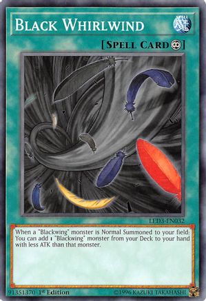 Black Whirlwind (LED3-EN032) - Legendary Duelists: White Dragon Abyss 1st Edition Legendary Duelists: White Dragon Abyss Yugioh Single  Squirtle Squad Card Shop.