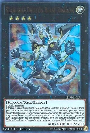 Starliege Photon Blast Dragon (LED3-EN034) - Legendary Duelists: White Dragon Abyss 1st Edition Legendary Duelists: White Dragon Abyss Yugioh Single  Squirtle Squad Card Shop.
