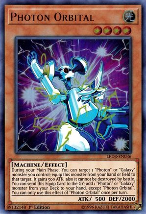 Photon Orbital (LED3-EN036) - Legendary Duelists: White Dragon Abyss 1st Edition Legendary Duelists: White Dragon Abyss Yugioh Single  Squirtle Squad Card Shop.