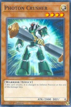 Photon Crusher (LED3-EN042) - Legendary Duelists: White Dragon Abyss 1st Edition Legendary Duelists: White Dragon Abyss Yugioh Single  Squirtle Squad Card Shop.