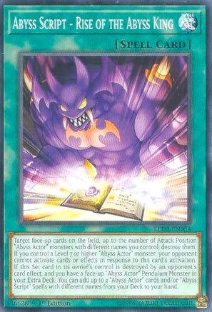Abyss Script - Rise of the Abyss King (LED3-EN054) - Legendary Duelists: White Dragon Abyss 1st Edition Legendary Duelists: White Dragon Abyss Yugioh Single  Squirtle Squad Card Shop.