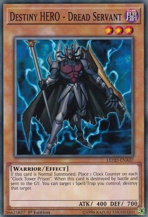 Destiny HERO - Dread Servant (LEHD-ENA07) - Legendary Hero Decks 1st Edition Legendary Hero Decks Yugioh Single  Squirtle Squad Card Shop.