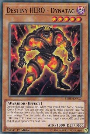 Destiny HERO - Dynatag (LEHD-ENA10) - Legendary Hero Decks 1st Edition Legendary Hero Decks Yugioh Single  Squirtle Squad Card Shop.