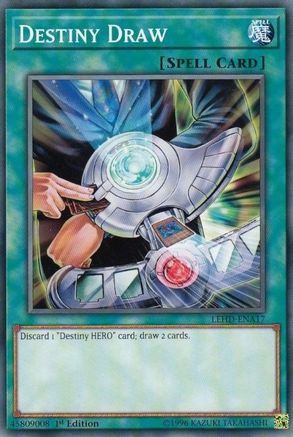 Destiny Draw (LEHD-ENA17) - Legendary Hero Decks 1st Edition Legendary Hero Decks Yugioh Single  Squirtle Squad Card Shop.