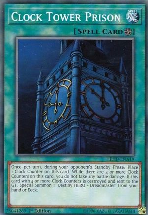 Clock Tower Prison (LEHD-ENA19) - Legendary Hero Decks 1st Edition Legendary Hero Decks Yugioh Single  Squirtle Squad Card Shop.