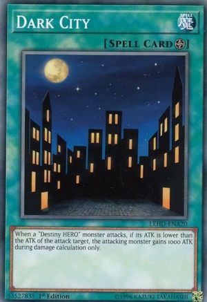 Dark City (LEHD-ENA20) - Legendary Hero Decks 1st Edition Legendary Hero Decks Yugioh Single  Squirtle Squad Card Shop.